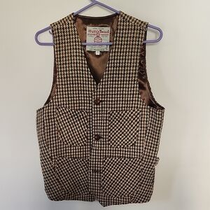 Harris Tweed Houndstooth Vest